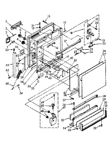 Door And Toe Panel parts for Kenmore Dishwasher 665.1587980 (6651587980, 665 1587980) from AppliancePartsPros.com