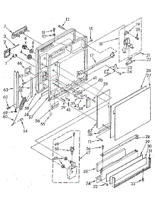 Door And Toe Panel parts for Kenmore Dishwasher 665.1587983 (6651587983, 665 1587983) from AppliancePartsPros.com