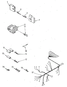 Wiring Harness parts for Kenmore Dishwasher 665.1588582 (6651588582, 665 1588582) from AppliancePartsPros.com