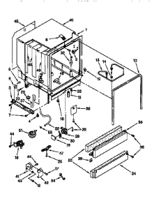 Tub And Assembly parts for Kenmore Dishwasher 665.15891790 (66515891790, 665 15891790) from AppliancePartsPros.com
