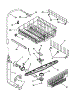 Upper Dishrack And Water Feed