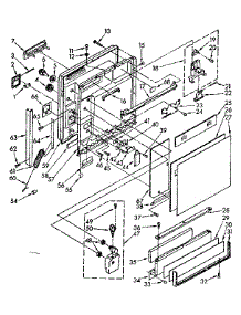 Door And Toe Panel Parts parts for Kenmore Dishwasher 665.1591681 (6651591681, 665 1591681) from AppliancePartsPros.com