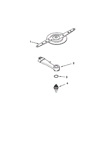 Lower Washarm parts for Kenmore Dishwasher 665.15929000 (66515929000, 665 15929000) from AppliancePartsPros.com