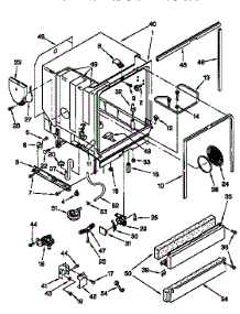 Tub Assembly parts for Kenmore Dishwasher 665.15951791 (66515951791, 665 15951791) from AppliancePartsPros.com