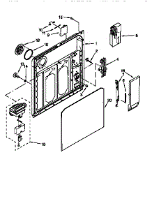 Inner Door parts for Kenmore Dishwasher 665.15955790 (66515955790, 665 15955790) from AppliancePartsPros.com