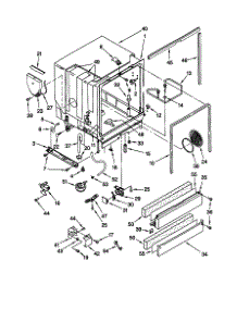Tub Assembly parts for Kenmore Dishwasher 665.15955792 (66515955792, 665 15955792) from AppliancePartsPros.com