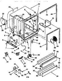 Tub Assembly parts for Kenmore Dishwasher 665.15958791 (66515958791, 665 15958791) from AppliancePartsPros.com