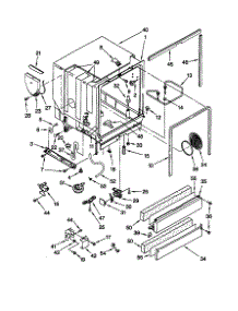 Tub Assembly parts for Kenmore Dishwasher 665.15958792 (66515958792, 665 15958792) from AppliancePartsPros.com