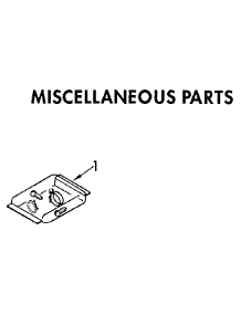 Miscellaneous Parts parts for Kenmore Dishwasher 665.1671590 (6651671590, 665 1671590) from AppliancePartsPros.com