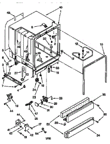 Tub Assembly parts for Kenmore Dishwasher 665.16791791 (66516791791, 665 16791791) from AppliancePartsPros.com