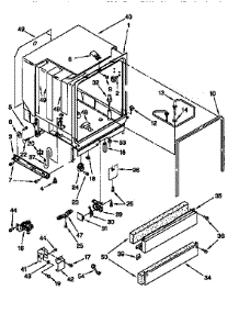 Tub Assembly parts for Kenmore Dishwasher 665.16795790 (66516795790, 665 16795790) from AppliancePartsPros.com