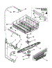 Upper Dishrack And Water Feed