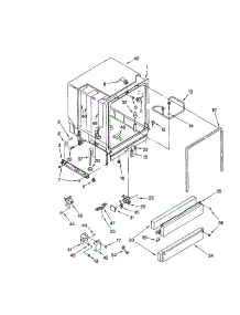 Tub Assembly parts for Kenmore Dishwasher 665.16805890 (66516805890, 665 16805890) from AppliancePartsPros.com