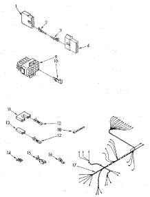 Wiring Harness parts for Kenmore Dishwasher 665.1688582 (6651688582, 665 1688582) from AppliancePartsPros.com