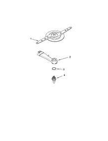 Lower Washarm parts for Kenmore Dishwasher 665.16887000 (66516887000, 665 16887000) from AppliancePartsPros.com