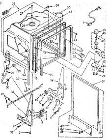Tub parts for Kenmore Dishwasher 665.1690190 (6651690190, 665 1690190) from AppliancePartsPros.com