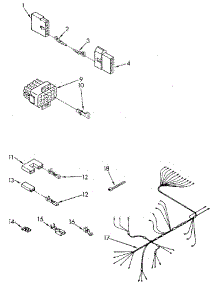 Wiring Harness parts for Kenmore Dishwasher 665.1690592 (6651690592, 665 1690592) from AppliancePartsPros.com