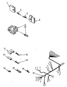 Wiring Harness Parts parts for Kenmore Dishwasher 665.1696582 (6651696582, 665 1696582) from AppliancePartsPros.com