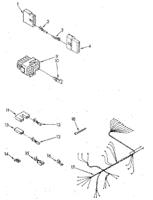 Wiring Harness Parts parts for Kenmore Dishwasher 665.1698583 (6651698583, 665 1698583) from AppliancePartsPros.com