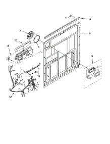 Door And Latch Parts parts for Kenmore Dishwasher 665.17012400 (66517012400, 665 17012400) from AppliancePartsPros.com