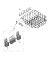 Lower Rack Parts, Optional Parts (Not Included)