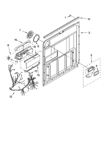 Door And Latch Parts parts for Kenmore Dishwasher 665.17362300 (66517362300, 665 17362300) from AppliancePartsPros.com
