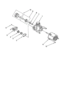 Pump And Motor parts for Kenmore Dishwasher 665.17439000 (66517439000, 665 17439000) from AppliancePartsPros.com
