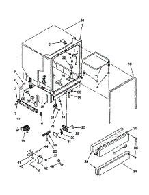 Tub Assembly parts for Kenmore Dishwasher 665.17662991 (66517662991, 665 17662991) from AppliancePartsPros.com