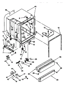 Tub Assembly parts for Kenmore Dishwasher 665.17698792 (66517698792, 665 17698792) from AppliancePartsPros.com