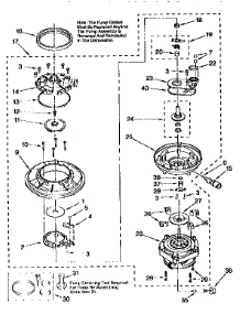 Pump And Motor parts for Kenmore Dishwasher 665.17735790 (66517735790, 665 17735790) from AppliancePartsPros.com