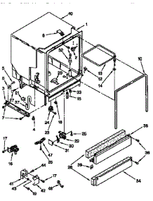 Tub Assembly parts for Kenmore Dishwasher 665.17755790 (66517755790, 665 17755790) from AppliancePartsPros.com