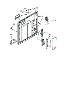 Inner Door parts for Kenmore Dishwasher 665.17792990 (66517792990, 665 17792990) from AppliancePartsPros.com