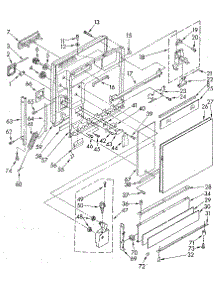 Door And Toe Panel parts for Kenmore Dishwasher 665.1779582 (6651779582, 665 1779582) from AppliancePartsPros.com