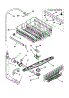 Upper Dishrack And Water Feed