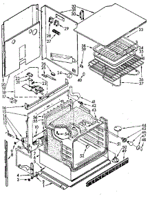 Oven parts for Kenmore Wall Oven 665.4098990 (6654098990, 665 4098990) from AppliancePartsPros.com