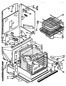 Upper Oven Parts parts for Kenmore Wall Oven 665.4428916 (6654428916, 665 4428916) from AppliancePartsPros.com
