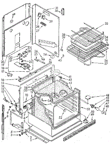 Upper Oven parts for Kenmore Wall Oven 665.4428991 (6654428991, 665 4428991) from AppliancePartsPros.com
