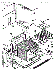 Lower Oven parts for Kenmore Wall Oven 665.4428997 (6654428997, 665 4428997) from AppliancePartsPros.com