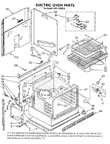 Electric Oven parts for Kenmore Wall Oven 665.4438914 (6654438914, 665 4438914) from AppliancePartsPros.com