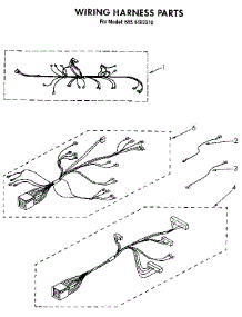 Wiring Harness parts for Kenmore Wall Oven 665.4493310 (6654493310, 665 4493310) from AppliancePartsPros.com