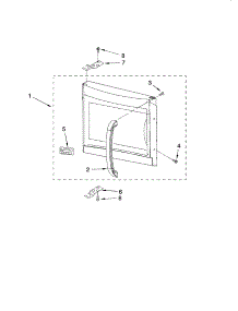 Door Parts parts for Kenmore Microwave 665.63783600 (66563783600, 665 63783600) from AppliancePartsPros.com