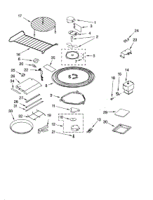 Magnetron And Turntable Parts parts for Kenmore Microwave 665.63792301 (66563792301, 665 63792301) from AppliancePartsPros.com