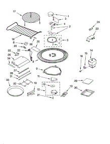 Magnetron And Turntable Parts parts for Kenmore Microwave 665.63792303 (66563792303, 665 63792303) from AppliancePartsPros.com