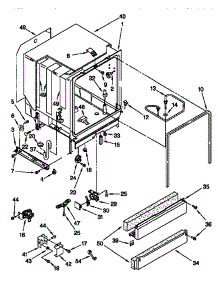 Tub Assembly parts for Kenmore Dishwasher 665.773882 (665773882, 665 773882) from AppliancePartsPros.com