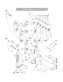 Manifold Parts parts for Kenmore Range 665.78003804 (66578003804, 665 78003804) from AppliancePartsPros.com