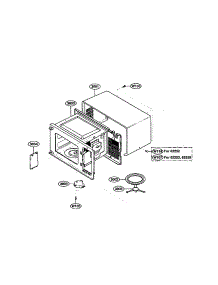 Oven Cavity parts for Kenmore Microwave 721.62253200 (72162253200, 721 62253200) from AppliancePartsPros.com