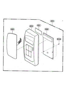 Controller parts for Kenmore Microwave 721.62349202 (72162349202, 721 62349202) from AppliancePartsPros.com