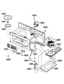 Interior Parts 1 parts for Kenmore Microwave 721.62624200 (72162624200, 721 62624200) from AppliancePartsPros.com