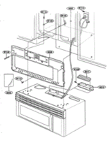 Installation Parts parts for Kenmore Microwave 721.62629200 (72162629200, 721 62629200) from AppliancePartsPros.com