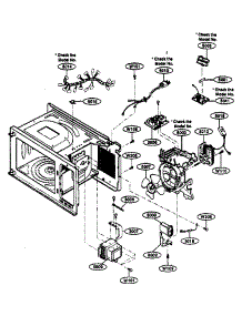 Interior Parts 2 parts for Kenmore Microwave 721.63299300 (72163299300, 721 63299300) from AppliancePartsPros.com